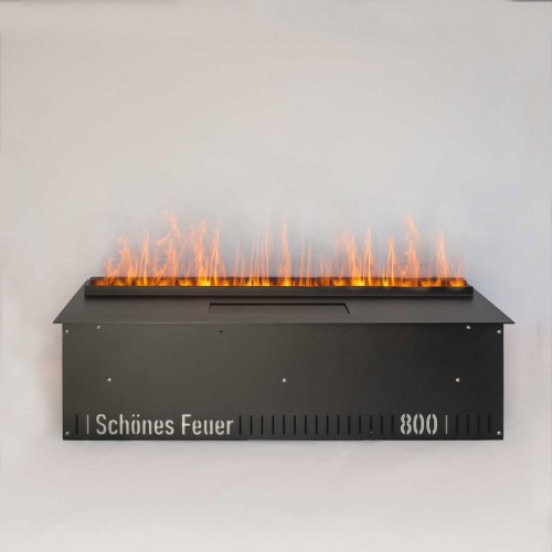 Электроочаг Schönes Feuer 3D FireLine 800 со стальной крышкой в Рыбинске
